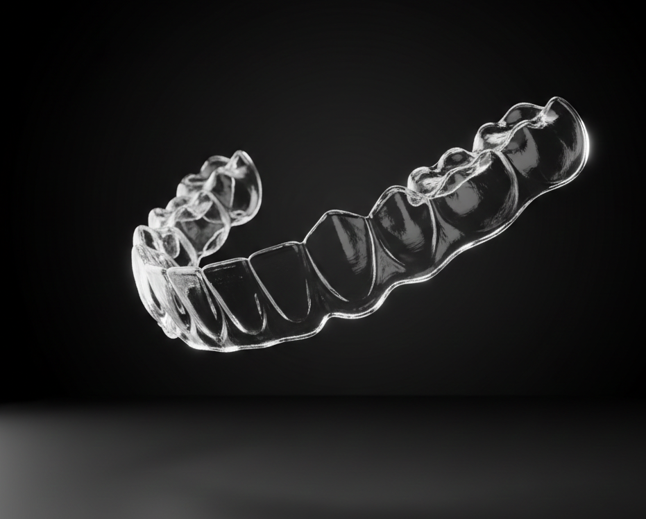 Custom dental splint for jaw therapy